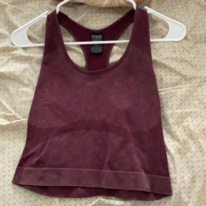 Seemless PINK workout tank top